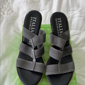 Italian shoemaker wedged shoes